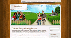 Desktop Screenshot of essaybarn.com