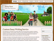 Tablet Screenshot of essaybarn.com